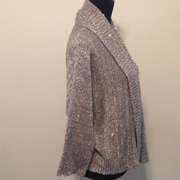 Liz Claiborne sequin super soft sweater EUC - Picture 3 of 7
